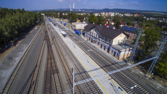 Peronizace železniční stanice Chodov