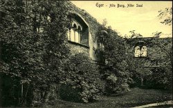 Cheb - Hrad - stará dvorana rok 1910