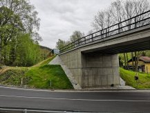 Rekonstrukce mostu trati Mariánské Lázně - K.Vary