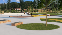 Skatepark Cheb - vizualizace