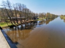 Náplavka řeky Ohře, Karlovy Vary - ideová architektonická studie - stávající stav