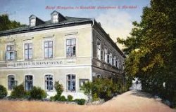 Rekonstrukce hotelu Korunní princ Rudolf - historické zobrazení