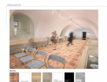 Muzeum Sokolov, stavební úpravy objektu - sklep zámku - odkrytí základů tvrze - studie vizualizace 