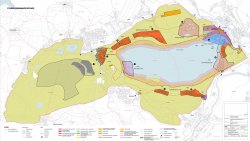 Transformace okolí jezera Medard - výkres koordinační situace