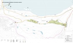 Transformace okolí jezera Medard - ideový návrh urbanistického řešení Citice Bukovany