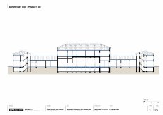 Rekonstrukce výpravní budovy v železniční stanici - návrh řez