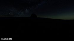 Branišov - Astronomická observatoř - noční vizualizace