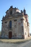Valeč - kostel Nejsvětější Trojice - původní stav