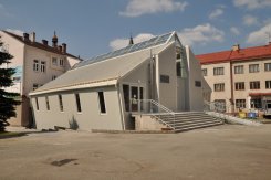 Přístavba víceúčelového sálu Základní umělecké školy Kraslice